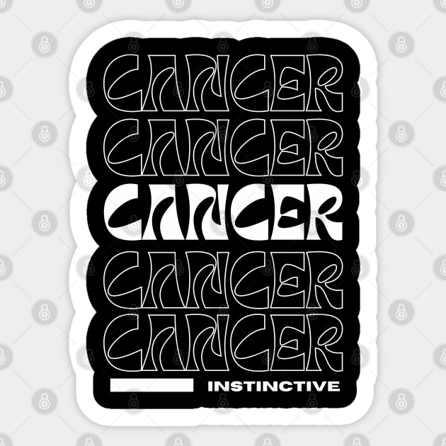 Zodiac sign Cancer Sticker by Juliet & Gin